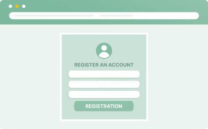 Step 2 - Creating an account at sportsbook